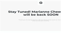 Desktop Screenshot of mariannecheesecake.com